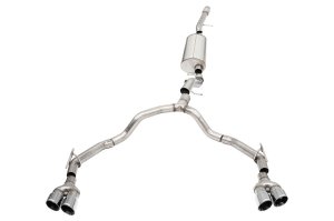 GMC Yukon XL Performance Exhaust - Dual Rear - CORSA Performance - Sport Cat-Back DW 4in Pol Tips - `21-`25